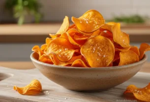 Chips de Batata-Doce Crocantes na Air Fryer: O Lanche Saudável e Perfeito!