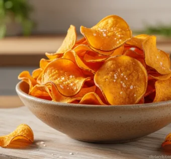 Chips de Batata-Doce Crocantes na Air Fryer: O Lanche Saudável e Perfeito!