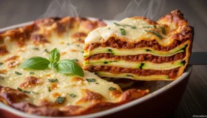Lasanha de Abobrinha com Carne Moída: Sabor e Saúde em Cada Camada!