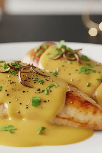 Frango Cremoso ao Molho de Mostarda e Creme de Leite Light: Sabor e Saúde na Medida Certa