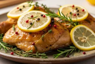 Frango com Limão, Ervas e Pimenta na Air Fryer
