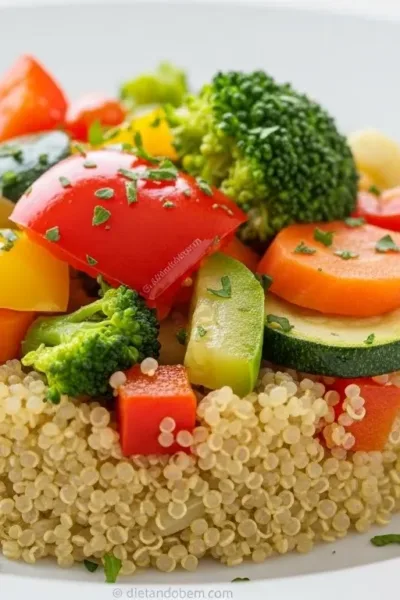 Quinoa com Legumes Salteados: Refeição Prática, Leve e Nutritiva