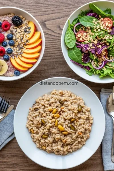 Receitas com Aveia: Do Café da Manhã ao Jantar