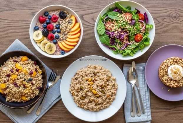 Receitas com Aveia: Do Café da Manhã ao Jantar
