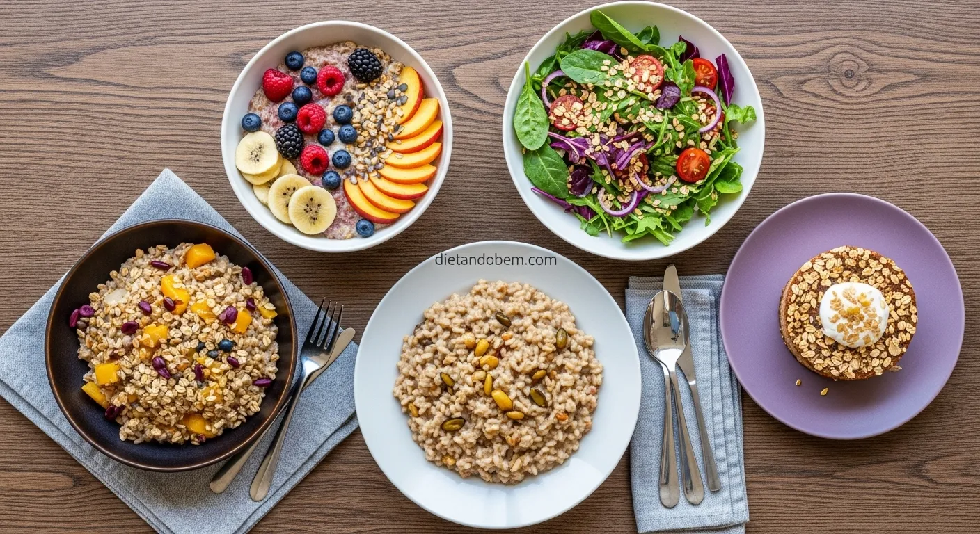 Receitas com Aveia: Do Café da Manhã ao Jantar