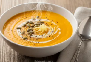 Sopa Cremosa de Abóbora com Gengibre: Equilíbrio e Sabor em Minutos!